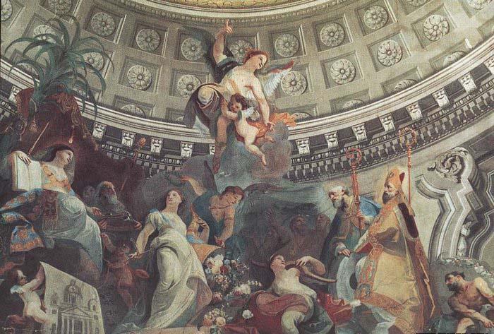 MAULBERTSCH, Franz Anton Ceiling decoration oil painting image